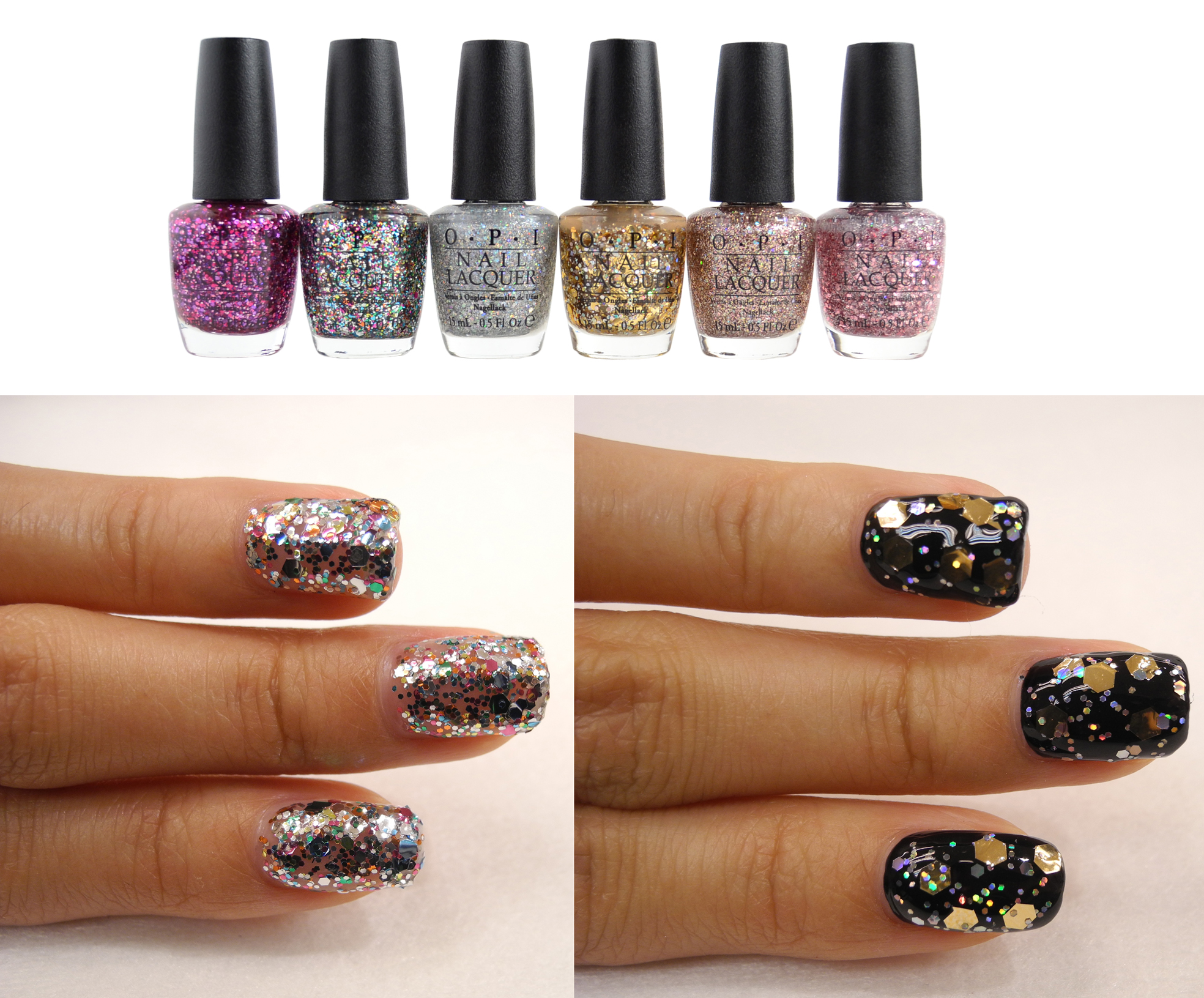 Bling summer outfit up! Spotlight On Glitter Collection Nail Lacquer | Rainbow Nails'